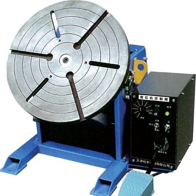 Tamaño 500m m de la máquina del localizador de la placa giratoria del posicionador del robot de soldadura de la alta precisión 4