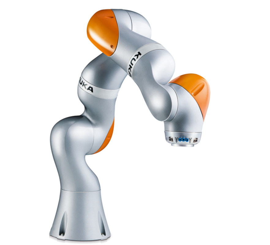 extensión flexible 800m m del pequeño del robot del kuka agarrador del brazo para el iiwa del montaje LBR 7 R800