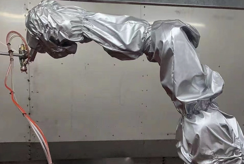 Cubierta reutilizable del brazo del robot protectora para FANUC KUKA en taller de la voladura de arena