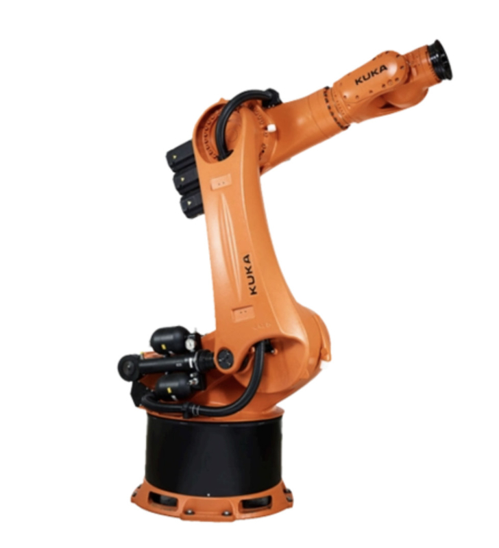 El brazo robótico industrial 6 AXIS de KUKA FORTEC Kr500 carga 500kg que maneja la fábrica de los muebles