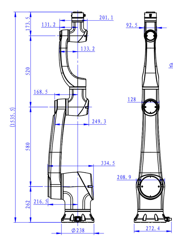Junta de soldadura que atornilla automática de la selección y del lugar del brazo colaborativo del robot de Cobot 6 AXIS
