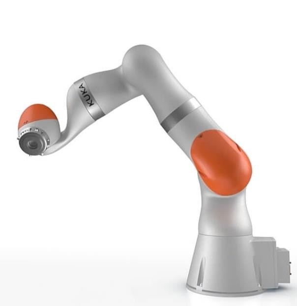 7 instalación del CR del CNC 7 Dof Kuka LBR Iiwa 7 del brazo del robot de AXIS R800 que maneja el amontonamiento