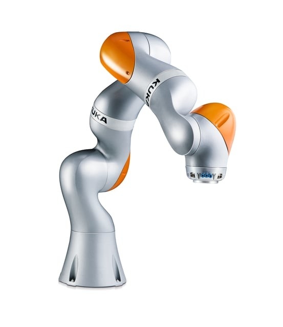 7 instalación del CR del CNC 7 Dof Kuka LBR Iiwa 7 del brazo del robot de AXIS R800 que maneja el amontonamiento