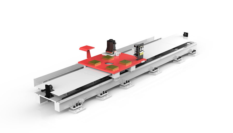 El lubricante de la tierra resistente del pedal del carril linear del robot cerca altamente insensible con barandilla a las impurezas ambientales
