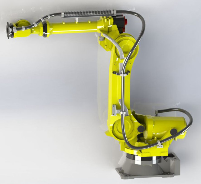 Una tubería de soldadura más larga de AXIS de la vida útil una a seis del accesorio del paquete del vestido del robot de ABB 6640