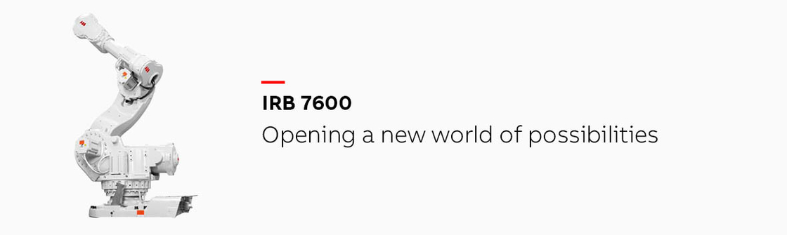 Rocíe el brazo multi del robot de Abb para la carga de acero de soldadura 650kg IRB 7600 de carbono