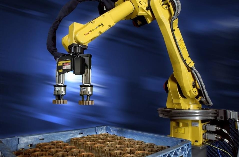 Manipulación de materiales de alta velocidad de la carga 630kg del Dof del brazo 6 del robot de FanucR-1000iA/130F apilando