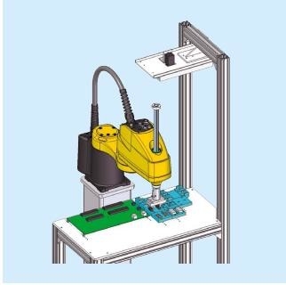 Representación visual baja del precio del brazo del robot de Fanuc de la solución que sigue para el objeto al azar desordenado