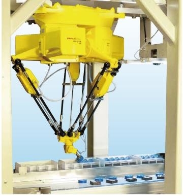 Dirección robótica de la logística del radio 800m m del puño de Fanuc del montaje del brazo del dof del brazo paralelo 4 del robot