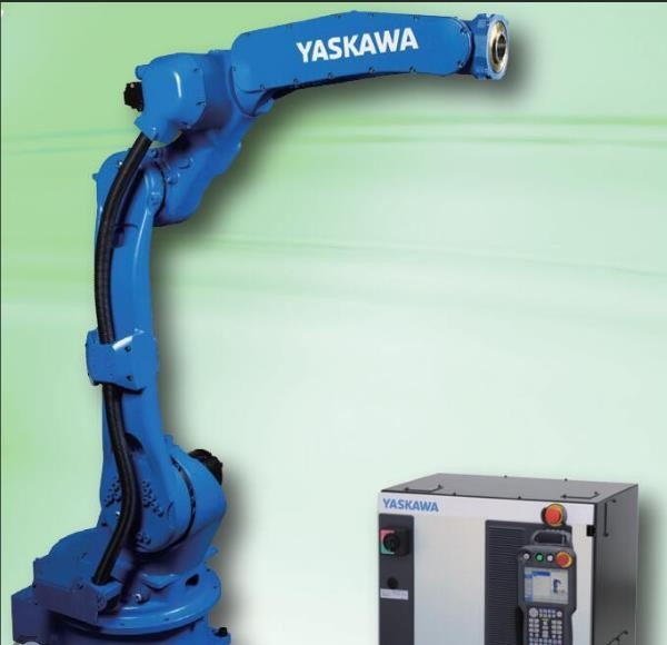 Robot del brazo de Yaskawa que carga el laser de Yaskawa MOTOMAN-AR1440 que procesa el taller 12kg