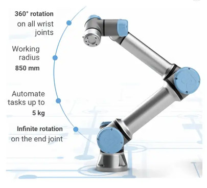 El agarrador neumático del brazo del agarrador robótico universal del agarrador Ur5 para aprieta la clasificación de la botella Cobot