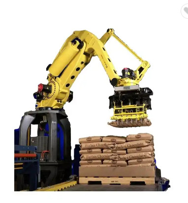 agarrador neumático para la plataforma robótica del brazo que apila manejando la cadena de producción de empaquetado del robot