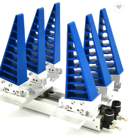Dos 4 6 agarrador del robot de 2 fingeres para las pequeñas piezas longitud adaptante flexible de 66 a de 100m m movimiento de 12 a de 64m m