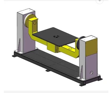 Carga biaxial 100-1000kg de la placa giratoria 1200x1200 380v 50-60hz AXIS del posicionador del robot de soldadura de Abb