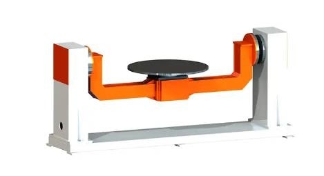 Carga biaxial 100-1000kg de la placa giratoria 1200x1200 380v 50-60hz AXIS del posicionador del robot de soldadura de Abb