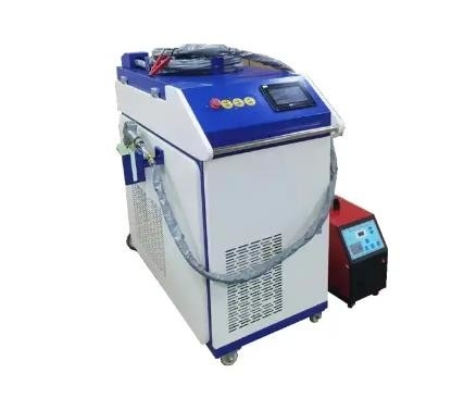 Corte de acero inoxidable automático del amo de la mano del robot de la soldadora de laser del punto que limpia 3 en 1 2000w