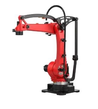 Trabajo de aluminio de acero inoxidable de la forma de laser de soldadura del sistema robótico del robot con el gabinete del brazo del robot eléctrico