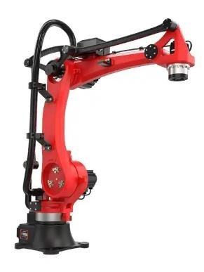 Trabajo de aluminio de acero inoxidable de la forma de laser de soldadura del sistema robótico del robot con el gabinete del brazo del robot eléctrico