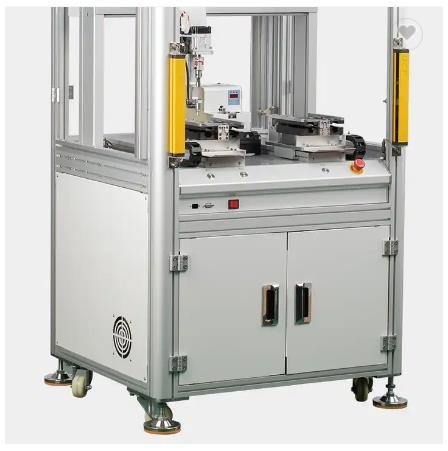 Tipo robótico 4 sujeción mediante tornillos del piso del alimentador de la máquina automática del destornillador de AXIS