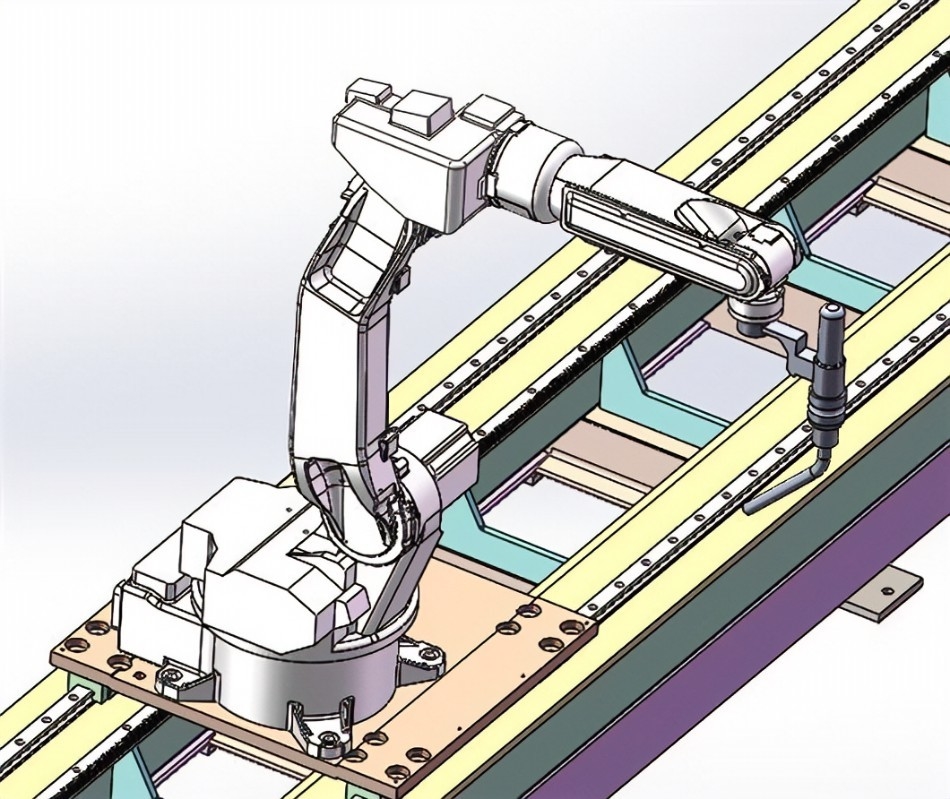 Guía lineal del robot motor de carga pesada con carga útil de 500 kg y componentes del núcleo del motor
