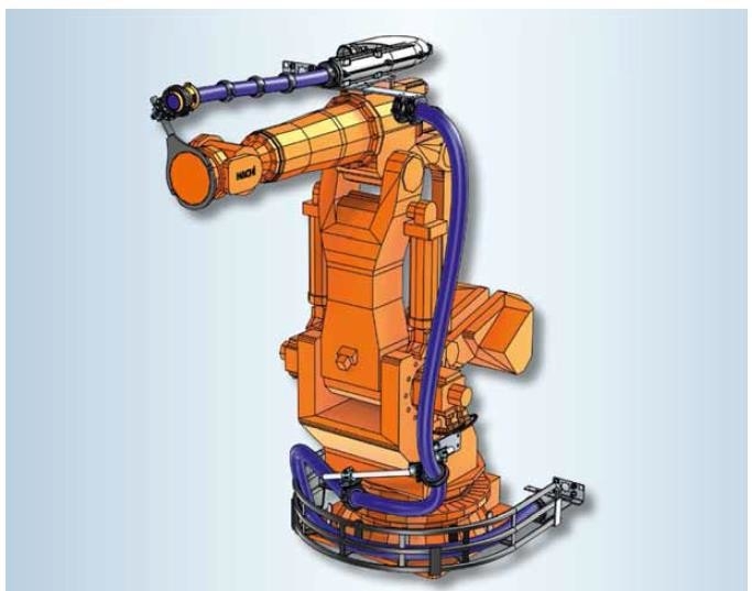 Paquete integrado / tipo de robot de tipo dividido con modo de instalación integrado 20 kg de peso