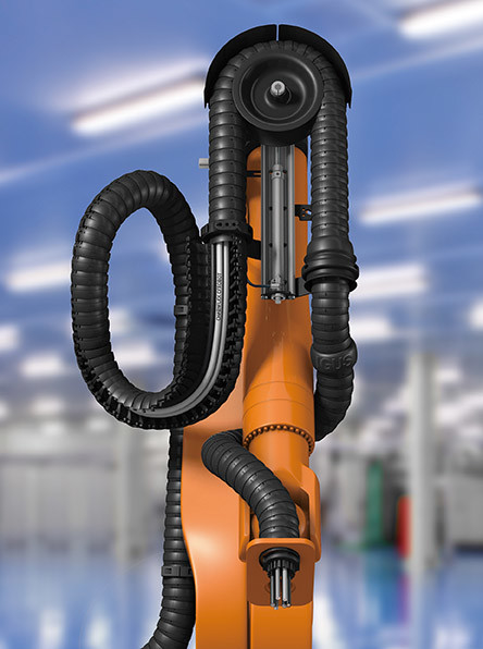 Paquete de vestimenta de robot de tipo dividido para soldadura de 48 cm de diámetro interno Aplicaciones de robots adaptativos