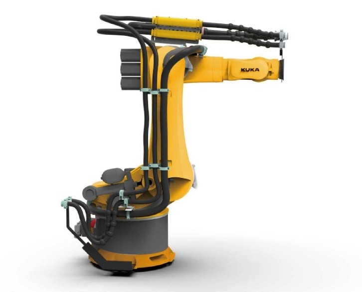 HYUNDA / ABB / FANUC / KUKA Paquete de ropa de robot con 1 - 6 Ejes Linea de ubicación del paquete